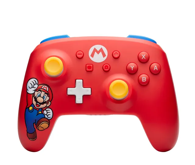 trådlös handkontroll för Nintendo Switch - Glad Mario - Controller