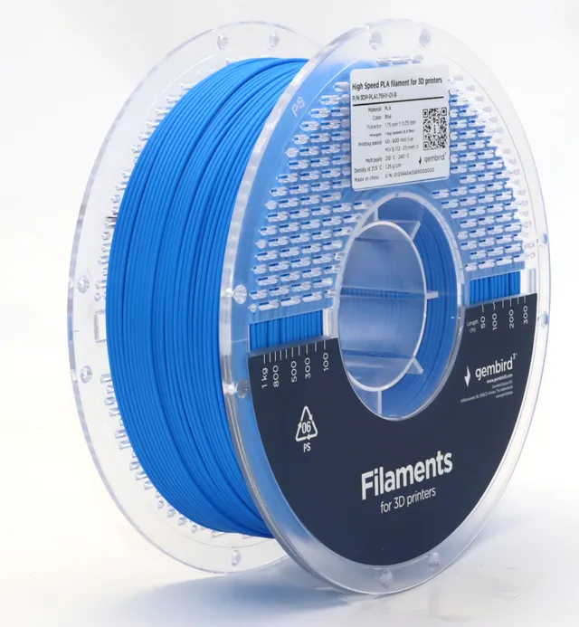 High Speed PLA filament - Blue - 1.75mm ø - 1 kg