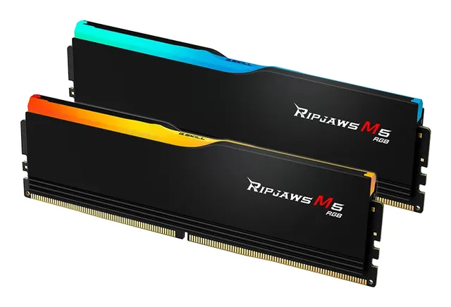 Ripjaws M5 RGB DDR5-6000 - 32GB - CL36 - Dual Channel (2 pcs) - Intel XMP - Svart med RGB