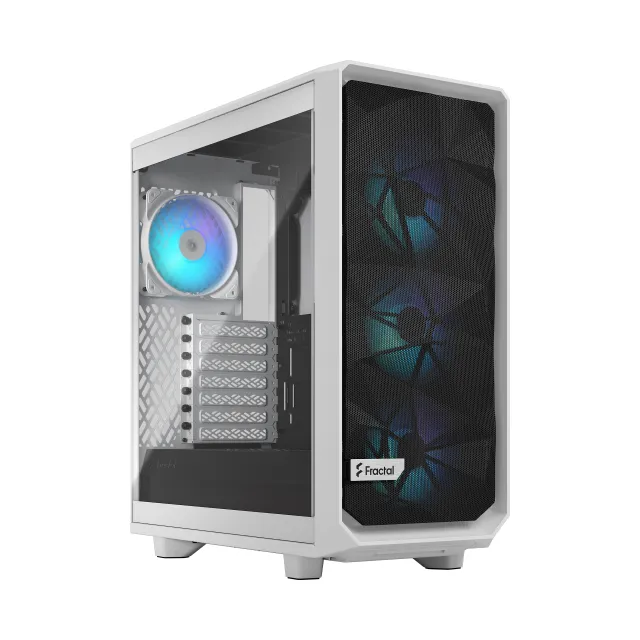 Meshify 2 Compact RGB - White TG Clear Tint - Chassi