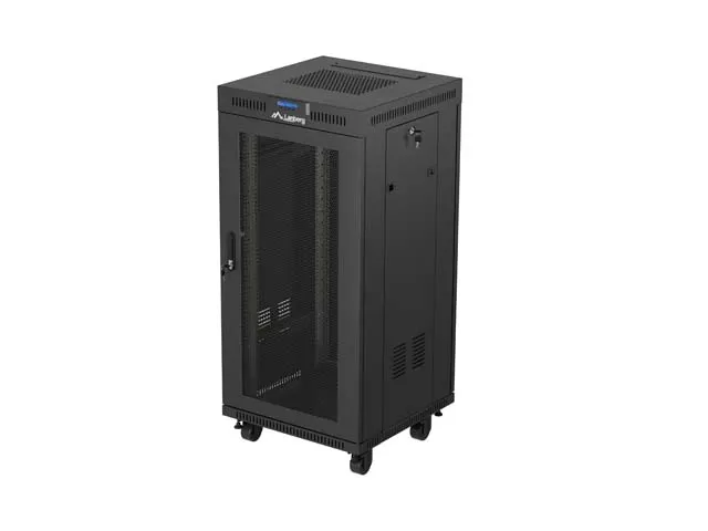 FF01 series V2 - rack - 600 x 600 flat pack with mesh door LCD - 24U