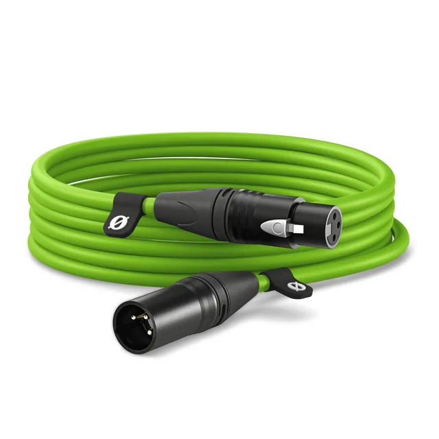 Microphones Cable XLR6M-G grön (ljusgrön, 6 meter)