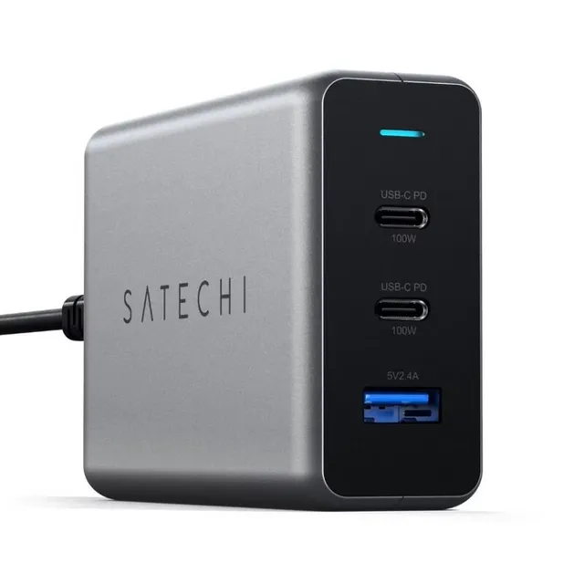dubbel USB-C och USB-A laddare ST-TC100GM-EU