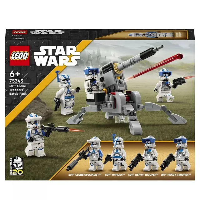 Star Wars 501st Clone Troopers Battle Pack 75345