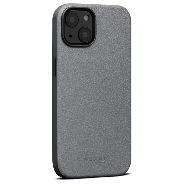 Läderfodral till Iphone 14 - Grå