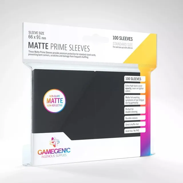 Matte Prime sleeves svart
