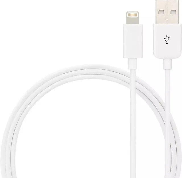 Lightning Kabel 2m, 2.4A - Vit
