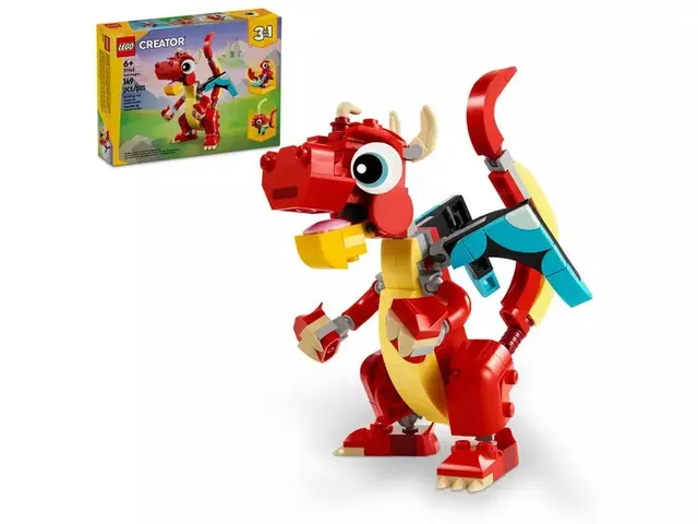 Creator Röd drake 31145