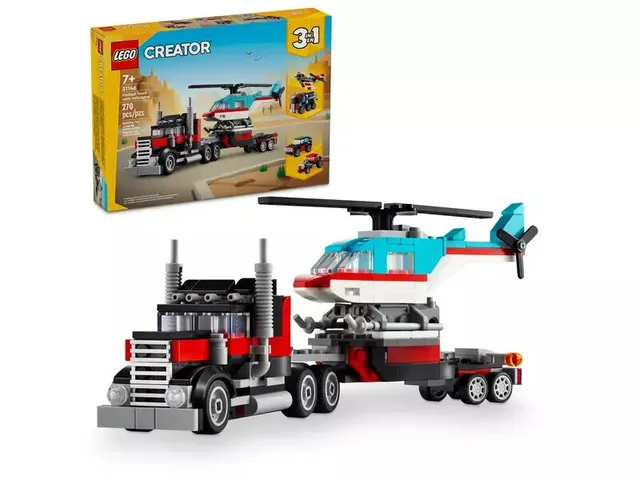 Creator Flakbil med helikopter 31146