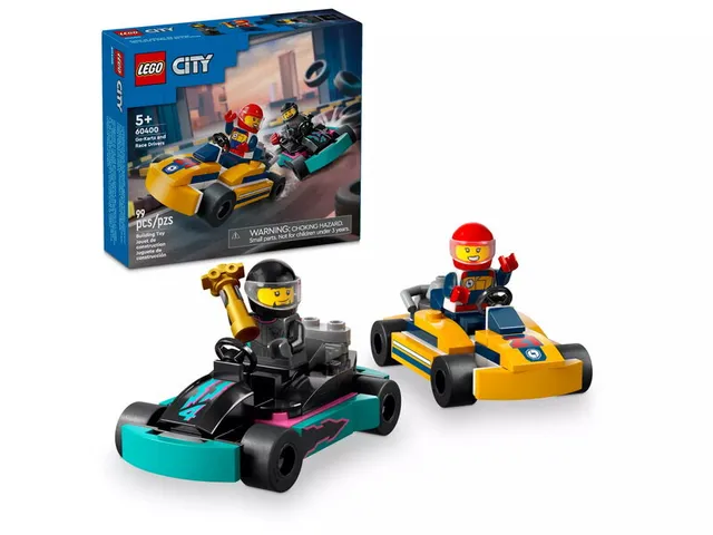 City Great Vehicles Gokarter och racerförare 60400