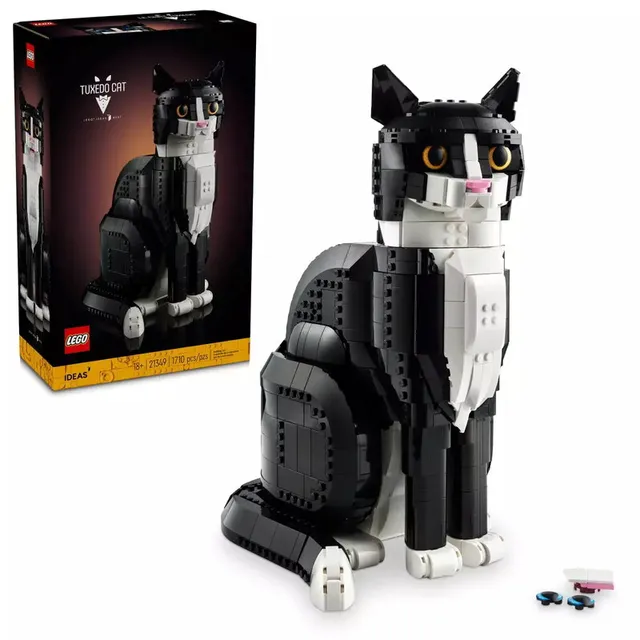 Ideas Svartvit katt 21349