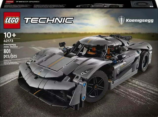 Technic Koenigsegg Jesko Absolut grå hyperbil 42173