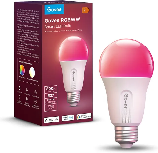 WIFI & Bluetooth Smart Light Bulb 800lm