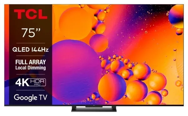 75" 75T8A / 4K / QLED / 144 Hz / VRR, Smart Google TV (Fyndvara - Klass 1)