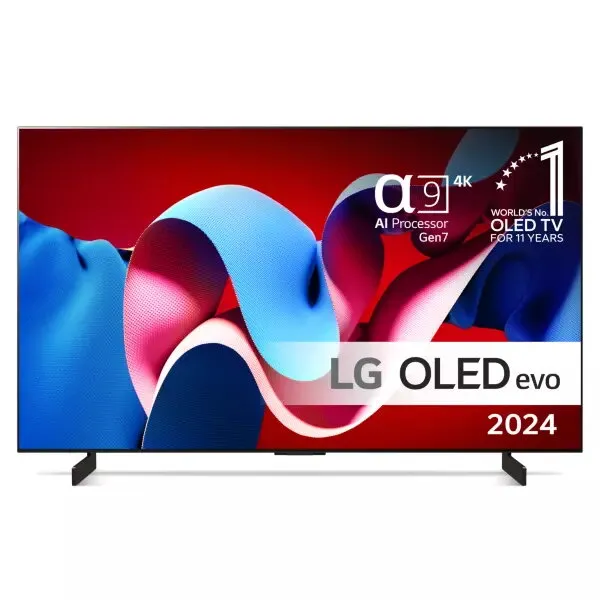 42" OLED42C44LA / 4K / OLED evo / 144 Hz / webOS 24 (Fyndvara - Klass 1)
