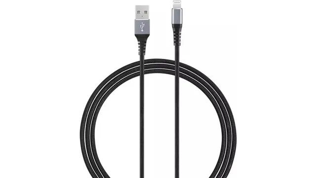 USB-A - Lightning Flätad / 3m - Svart/Rymdgrå
