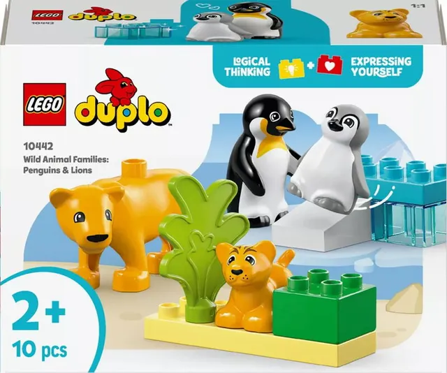 DUPLO Town Vilda djurfamiljer: Pingviner och lejon 10442