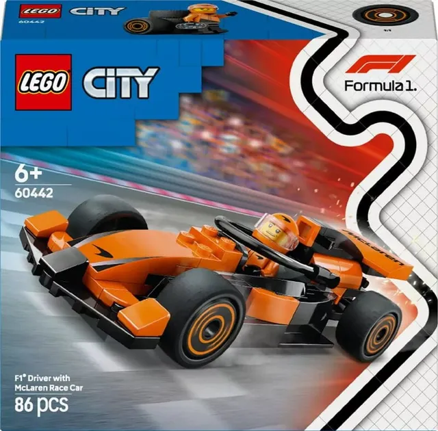 City F1 förare med McLaren racerbil 60442