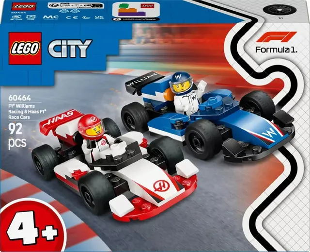 City F1 Williams Racing & Haas F1 racerbilar 60464