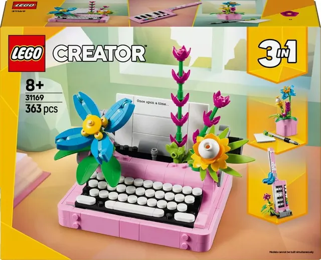 Creator Skrivmaskin med blommor 31169