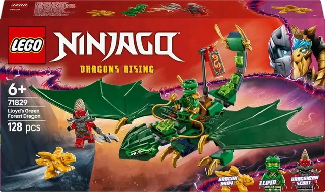 Ninjago Lloyds gröna skogsdrake 71829