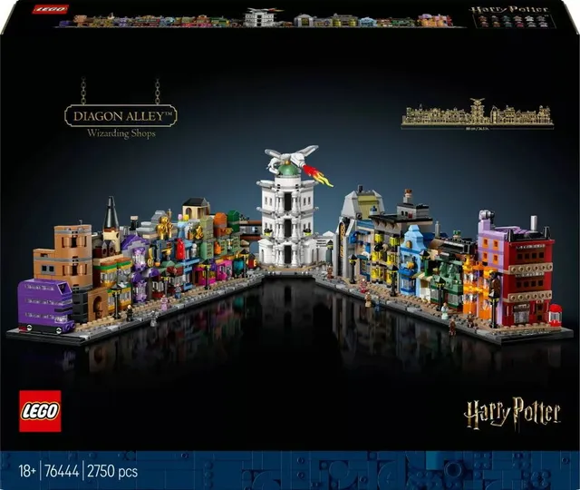 Harry Potter Diagongrändens trollkarlsbutiker 76444