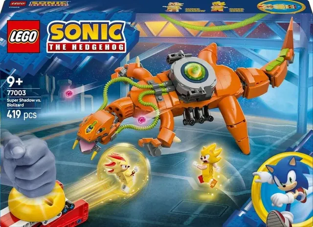 Sonic Super Shadow mot Biolizard 77003