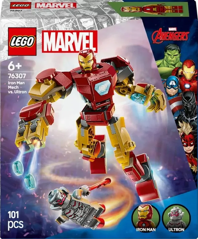 Super Heroes Iron Mans robot mot Ultron 76307