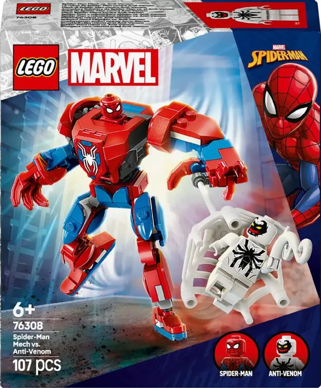 Super Heroes Spider-Mans robot mot Anti-Venom 76308