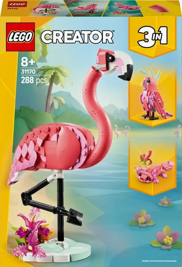 Creator Vilda djur: Rosa flamingo 31170