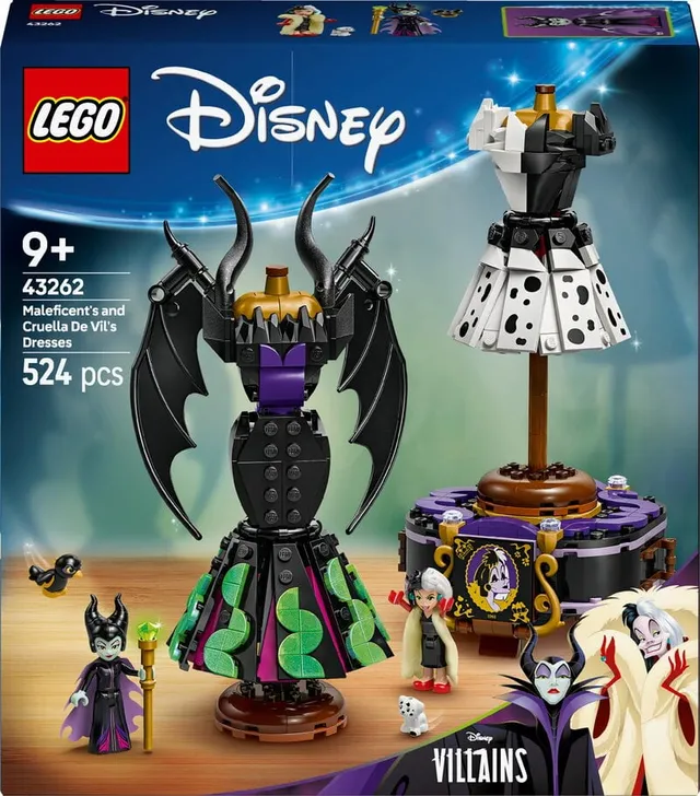 Disney Classic Maleficents och Cruella de Vils klänningar 43262