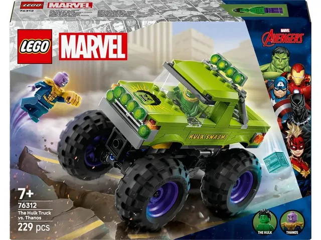 Super Heroes Marvel Hulktrucken mot Thanos 76312