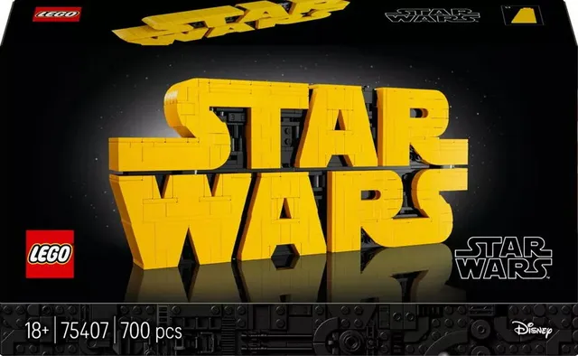 Star Wars Brick-built Star Wars Logo 75407