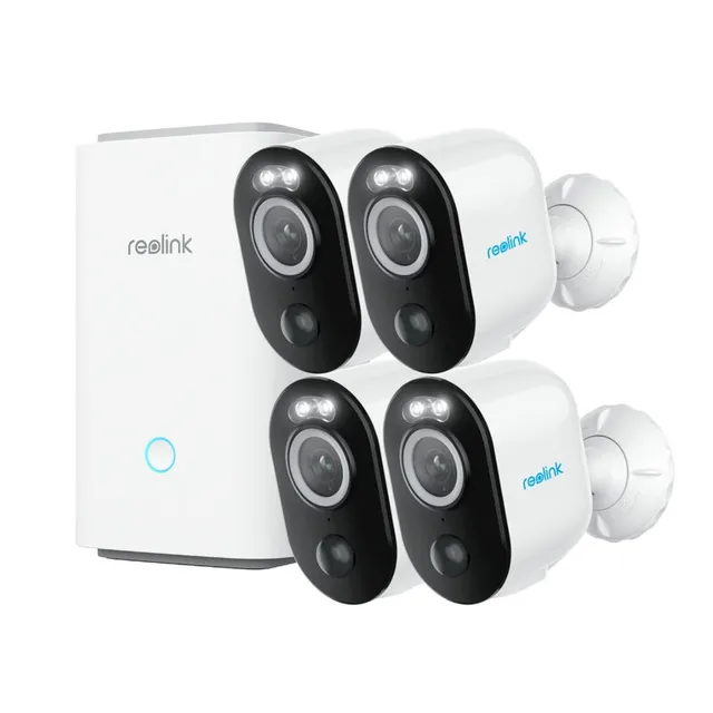 Argus 3 Pro 2K 4-pack med Home Hub