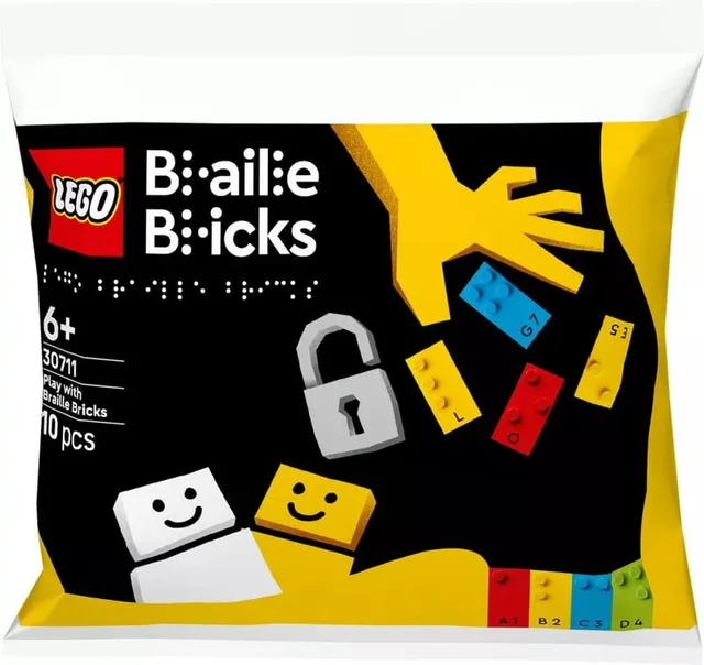 Braille Bricks Lek med punktskriftsklossar 30711