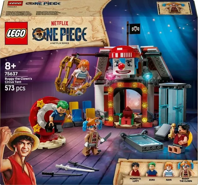 One Piece Clownen Buggys cirkustält 75637