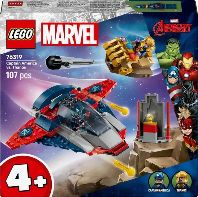 Super Heroes Captain America mot Thanos 76319