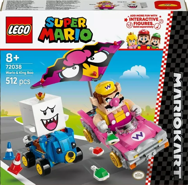 Super Mario Mario Kart – Wario & King Boo 72038