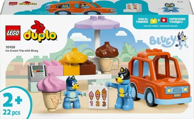 DUPLO Bluey Glassutflykt med Bluey 10458