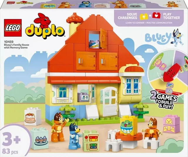 DUPLO Bluey Blueys hus med memoryspel 10459