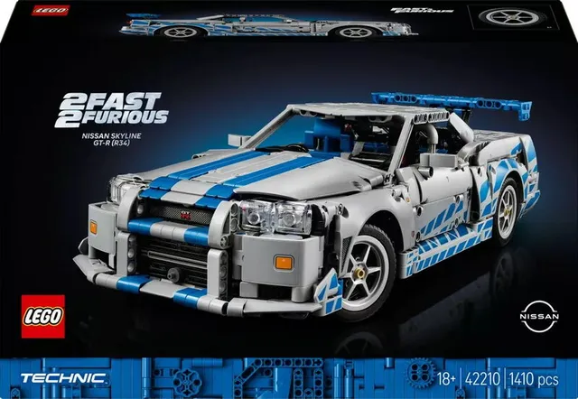 Technic 2 Fast 2 Furious Nissan Skyline GT-R (R34) bil 42210