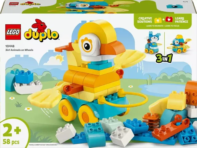 DUPLO Town 3-i-1 Djur på hjul 10448