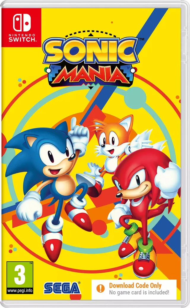 Sonic Mania Plus - Code in Box (NSW)