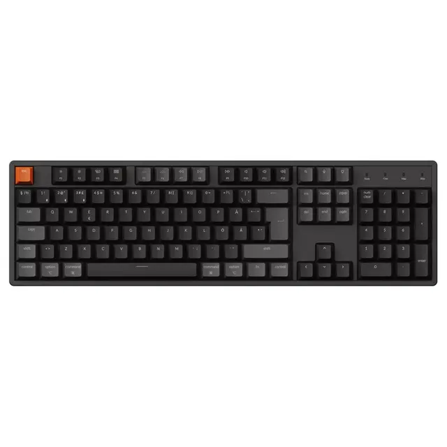 K10v2 RGB Aluminium Hot Swap QMK Keychron Super Red