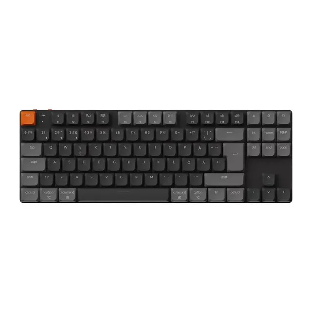 K1v6 RGB Aluminium Hot Swap QMK Keychron Low Profile 2.0 Brown