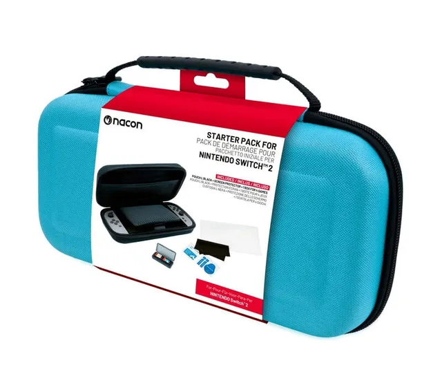 Switch 2 Pack - Case + Screen protector - Blå