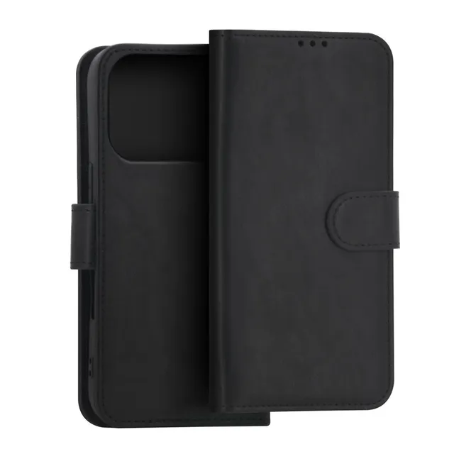 PU Leather Wallet MagSafe Apple iPhone 17 Pro Max - Black