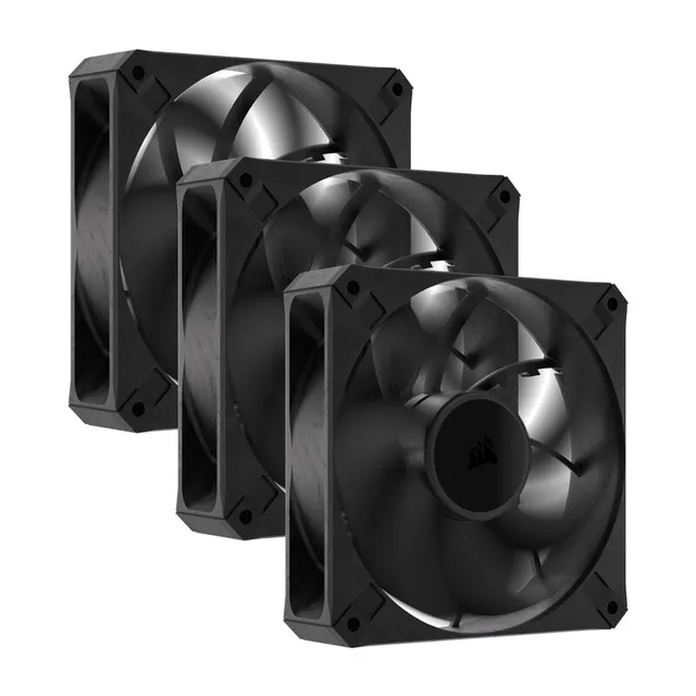 iCUE LINK RX120 MAX / PWM / 120mm / 3-pack - Svart