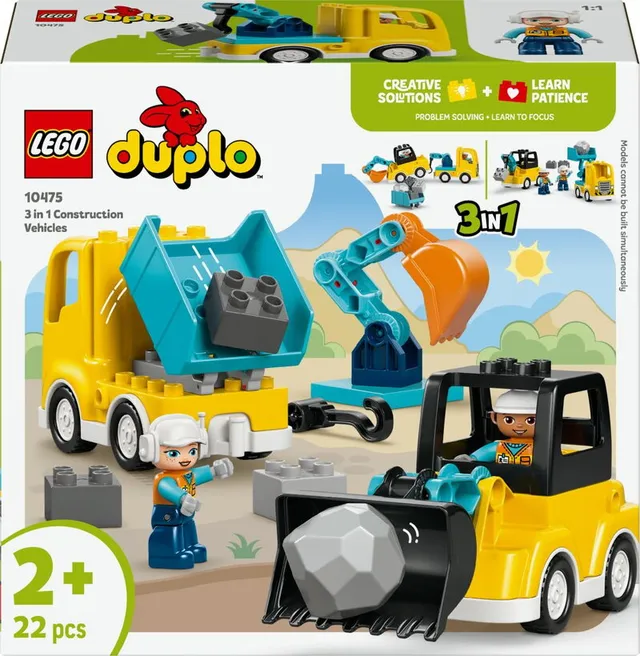 DUPLO Town 3 i 1 Byggfordon 10475
