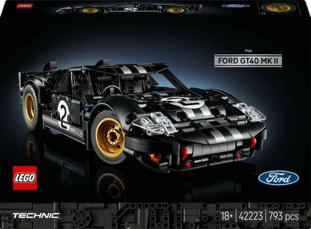 Technic 1966 Ford GT40 MKII racerbil 42223